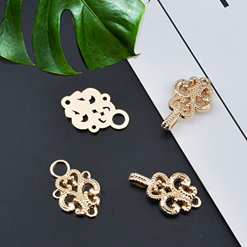 WANDIC Cardigan Clips, 5 Pairs Vintage Hollow Flower Cape Fasteners Sew On Hooks And Eyes Cardigan Clip Cloak Clasp Fasteners For Sweater Shawl, Light Gold steampunk buy now online WANDIC Cardigan Clips, 5 Pairs Vintage Hollow Flower Cape Fasteners Sew On Hooks And Eyes Cardigan Clip Cloak Clasp Fasteners For Sweater Shawl, Light Gold steampunk buy now online