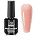 Beetles Rubber Base Gel for Nails, 15ML Nude Pink Builder Base Neutral Nude Gel with Beetles Poly Nail Extension Gel Kit, 4 Colors Pink White Poly Nail Gel