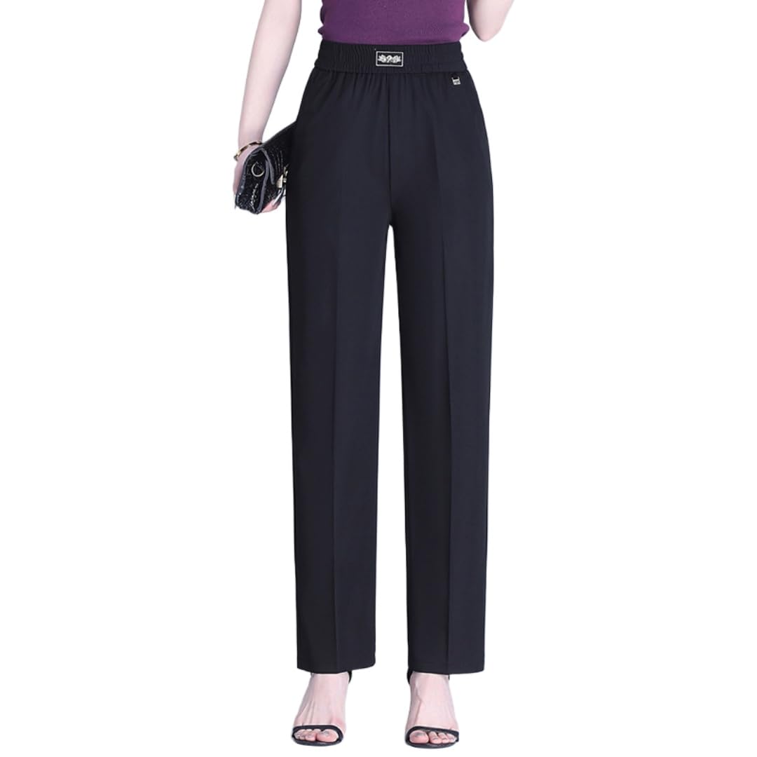 2026 Womens Pants Reinvent Seniors EleganceGlamorease Perfect Drape High Rise Pull-On Stretch Pants