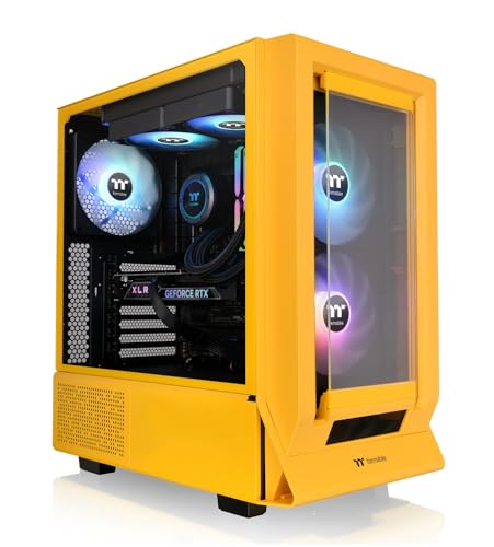 Thermaltake Ceres 350 MX/Bumblebee/Mid Tower/CT140 ARGB Fan*2/CT140 Fan*1/Mesh & TG Front Panel/Hidden-Connector MB/CA-1Z3-00M4WN-00 by Thermaltake - Image 6
