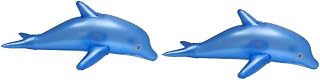 TOYANDONA 2 Pçs Brinquedo De Praia Brinquedos De Banho Oceano Brinquedos Animais Brinquedos Pvc Brinquedo Inflável Explodir Golfinho Festa Golfinho Brinquedo Tomar Um Banho Piscina