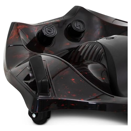 Rollplay Nighthawk Storm Electric Ride On Toy for Ages 6 & Up with 12V 7AH Rechargeable Battery, Side Handlebars for Steering, Tall Rear Flag, and Top Speed of 6.5 MPH, Black/Red