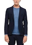  s.Oliver BLACK LABEL Herren Slim: Jogg Suit-Sakko dark blue 102