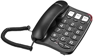 Ornin S016 Big Button Corded Telephone with Speaker, Hearing Aid Compatible for Seniors