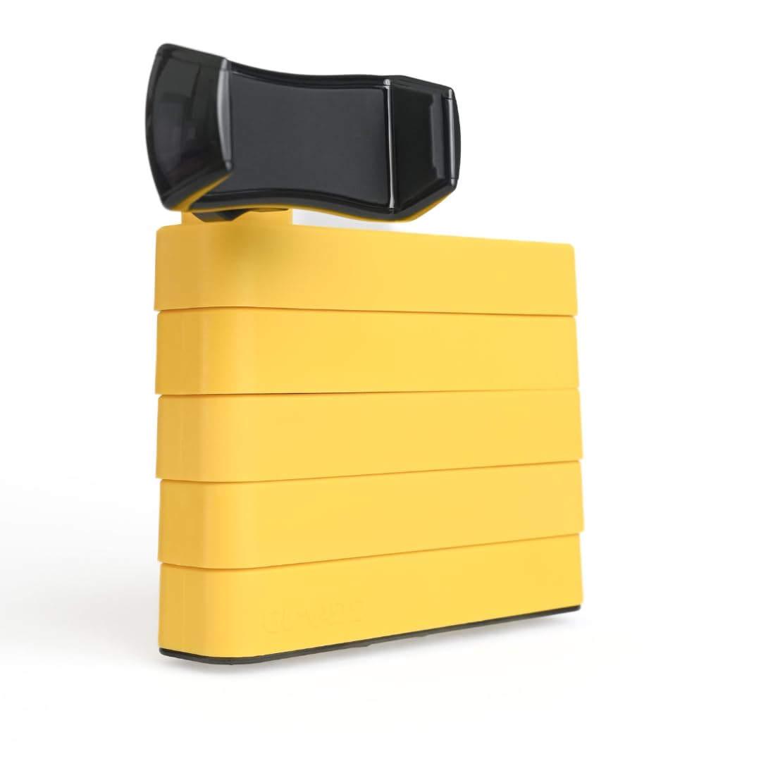 Gimadd Support Mobile pour Padel, Gymnastique, Crossfit, callisthénie, Base avec Aimant en néodyme, Design Unique de trépied pour téléphone Portable Compatible avec iPhone,Samsung,Huawei, Xiaomi etc.