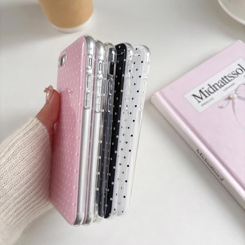 Coque iPhone 7/8/SE en silicone transparent à pois QLTYPRI - 5