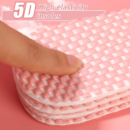 3 pares de plantillas rosas para mujer talla 38 EU miniatura 3