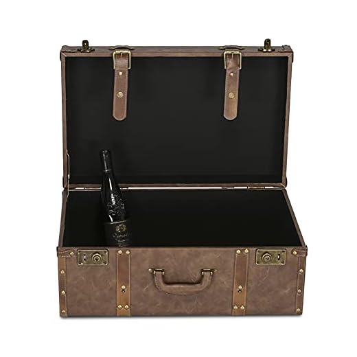 XJJUN Maleta Vintage Maleta Vintage, Maleta De Cuero Antiguo, Cofre del Tesoro, Caja De Almacenamiento Marrón, Caja De Almacenamiento De Exhibición, para Fotografía De Viajes, Decoración De Ventanas