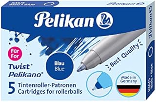Pelican 946251 Wkłady Do Długopisów 2 x 5 Sztuk, Niebieski