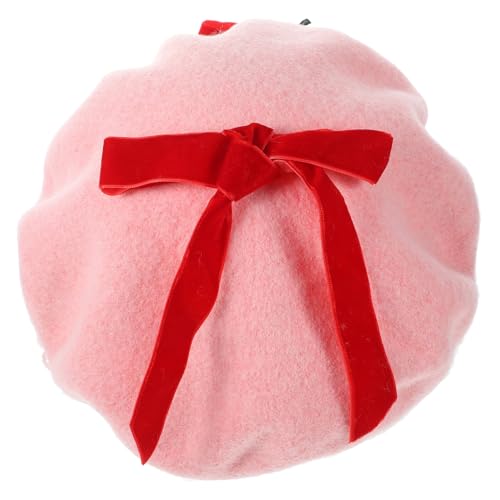 Béret en laine rose chic pour vos balades d'hiver et sorties parisiennes