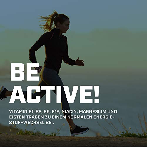 Energybody Vitamins + Minerals Pulver - 300g - mit 10 Vitaminen & 8 Mineralstoffen/Multivitamin Mineralstoff Drink/Exotic Bloody Orange Geschmack, vegan
