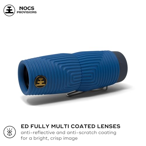 Image of Nocs Provisions Zero Tube 10x25 ED Glass Waterproof Monocular, Birdwatching | Rugged, Shockproof, Fogproof Optic for Adults & Kids, for Hunting & Travel, Backpacking, Sight Seeing