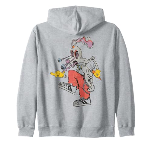 Official Blink 182 Roger Rabbit Bunny Pop Punk Band Retro Zip Hoodie