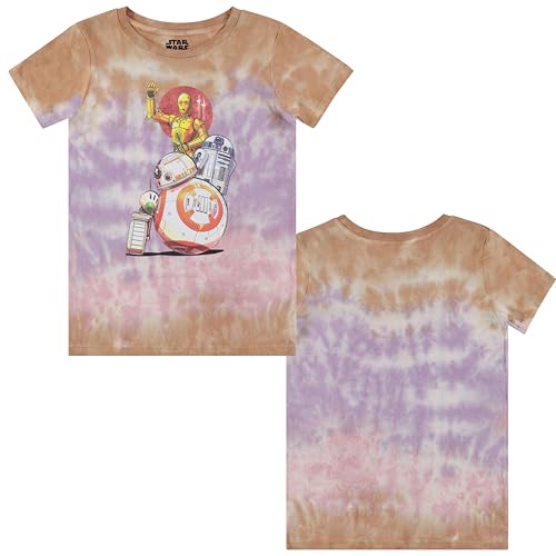 Star Wars Girls' Tie Dye T-Shirt - Tween Big Girl Short Sleeve Tee3