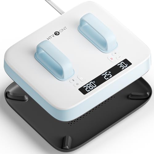 HTVRONT Heat Press Machine for T Shirts 12X10 with Pressure Display by HTVRONT - Used condition - US$85.49