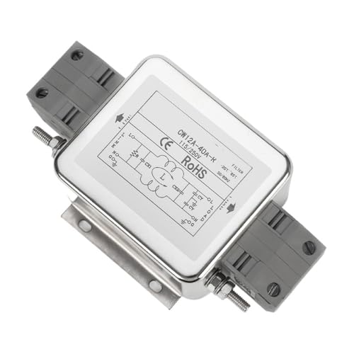 Filtro de potencia CA y bloque de terminales CW12A-40A-R para estabilización de líneas