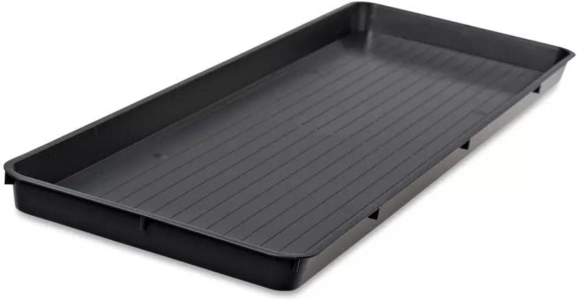 - Gardeners Supply Company Large Plant Tray | Multi-use Durable Big Plastic Tray for Indoor & Outdoor Plants, Seed Starting Tray & Potted Succulents, Flowers | ​46-1/2"L x 15-1/2"W x 2" Deep - Black