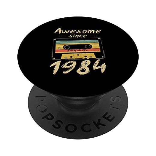 Cumpleaños 1984, impresionante desde 1984, hombres y mujeres, nacido en 1984 PopSockets PopGrip Intercambiable