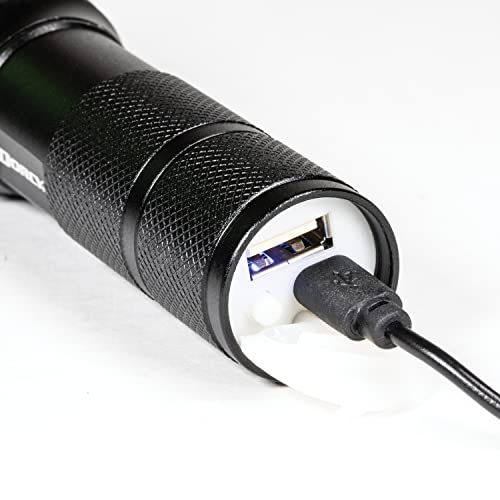 Dorcy 41-4379 200-Lumen Ultra HD Aluminum LED Rechargeable Flashlight with Power Bank by Dorcy - Used condition - Image 7