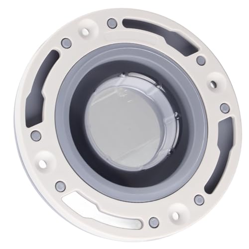 Universal Toilet Flange, Durable Silicone ABS Construction