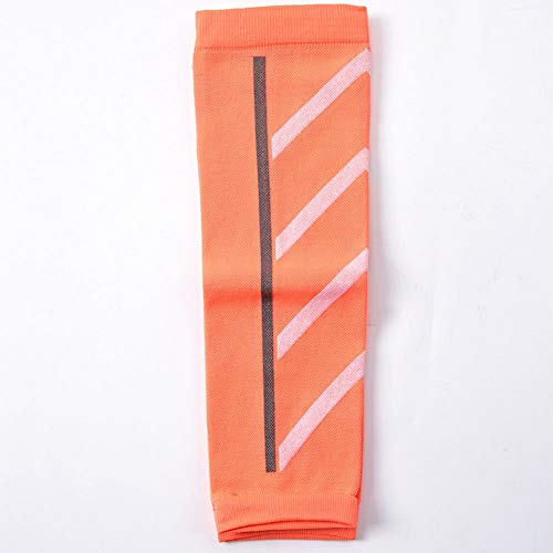 Chaussettes de compression sport orange pour course et running
