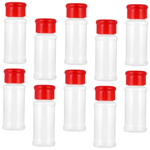 CONGARTENO Seasoning Plastic Container Set 20 Pieces Jars for Food Material and Quick