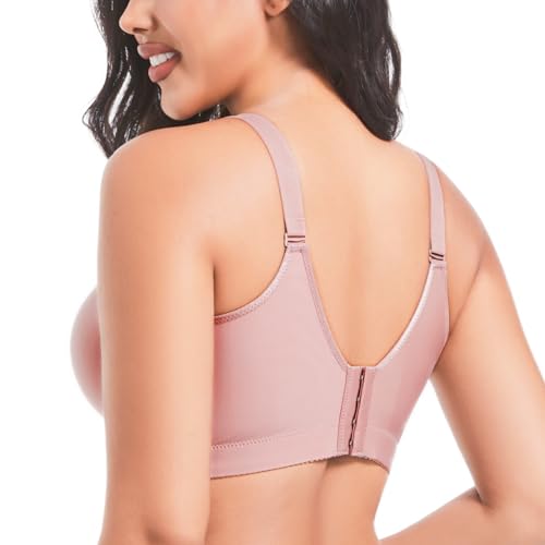 Image of Plus Size Push Up Bras for Women Hide Back Fat Smoothing Bra Underwire Support Bras 34B to 46DD