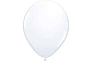 Qualtex 5 Inch White Latex Balloons (100 Count)