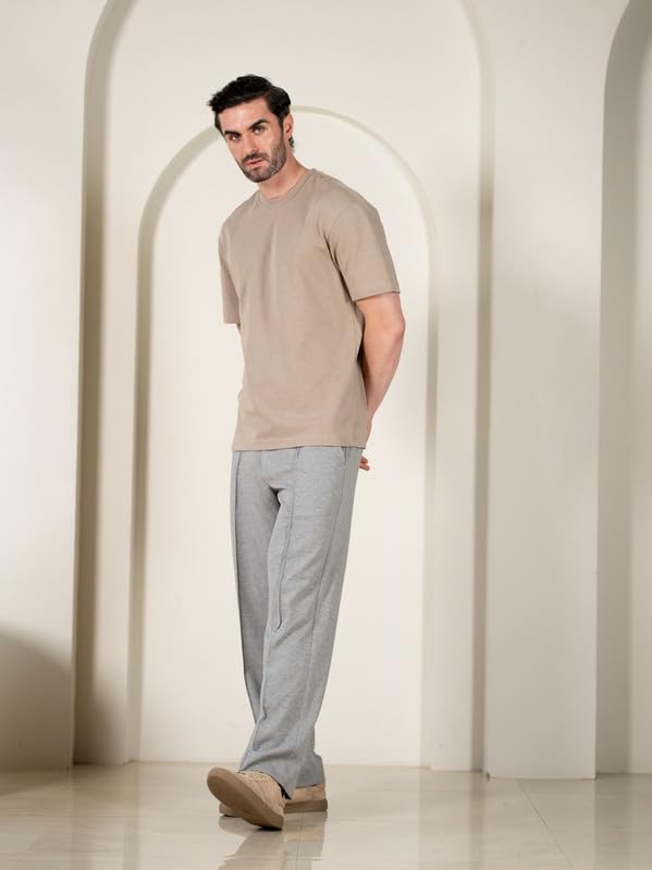 Image of The Pant Project Relaxed Fit Korean Pintuck Pants for Men | Stylish Relax Fit Men's Wear Trousers for Office or Party | Mens Fashion Dress Trouser Pant