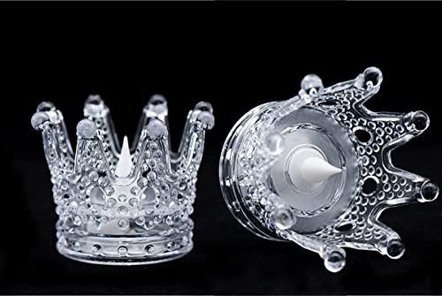 Sujosa Led Crown Lamp Lantern, Warmer White Battery Operated Indoor Outdoor Lamp For Halloween Christmas Holiday Decorative Gift #TOP6