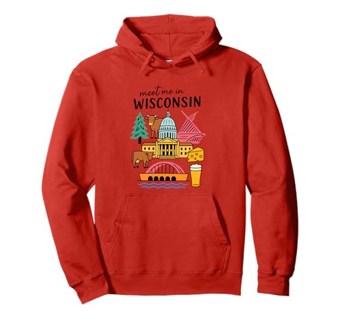 Meet Me In Wisconsin Wisconsin Iconic Imagery Design �p�[�J�[