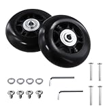 Amortisseur intégré : structure triple couche (pneu élastomère – fusée PP – axe acier) absorbe les chocs sur les pavés, les joints de rails ou les escalators, prolonge la durée de vie du châssis de votre bagage.