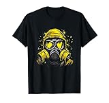 Máscara de gas biológica tóxica Camiseta