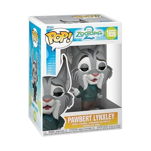 Funko Pop! Disney: Zootopia 2 - Pawbert Lynxley - Figura de Vinilo Coleccionable - Mercancia Oficial - Juguetes para Niños y Adultos - Cartoon/Animation Fans - Muñeco para Coleccionistas | Ya disponible en tu tienda friki favorita! En mundofriki.es! Funko Pop! Disney: Zootopia 2 - Pawbert Lynxley - Figura de Vinilo Coleccionable - Mercancia Oficial - Juguetes para Niños y Adultos - Cartoon/Animation Fans - Muñeco para Coleccionistas | Ya disponible en tu tienda friki favorita! En mundofriki.es!