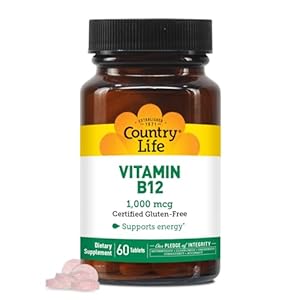 Country Life Vitamin B12 Supplement...