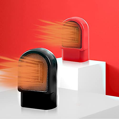Bcofo Escritorio Calefactor,Mini Calefactor Cerámico,500 W termoventilador,Calentamiento rápido,bajo Nivel de Ruido,La Seguridad,Adecuado para Interiores,Sala de Estar,Dormitorio,Oficina,Escritorio Cover