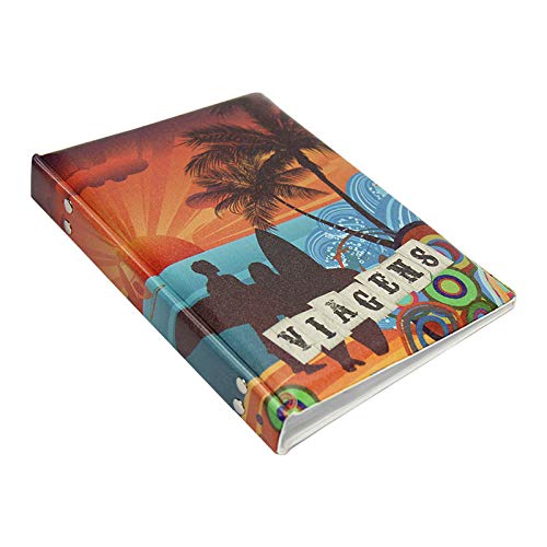 Álbum de Fotos 15x21 Viagens 100 Fotos Capa Dura - 85325