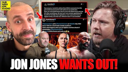 REACTION: Jones Wants UFC Release, Rousey Takes Aim at White House Card, Dana White's Pay Comments!