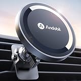 【2025超強磁力&驚異的な安定性】 Andobil スマホホルダー 車 マグネット 【改良クリップ&吸着力3KG】 マグセーフ 車載 スマホホルダー MagSafe 車 スマホスタンド 20個N55磁石 置くだけ 携帯ホルダー 360度回転 電波干渉なし すまほほるだー iPhone SE 15 14 13 12 Pro Max Xperia AQUOSなど全機種対応 日本語説明書付き