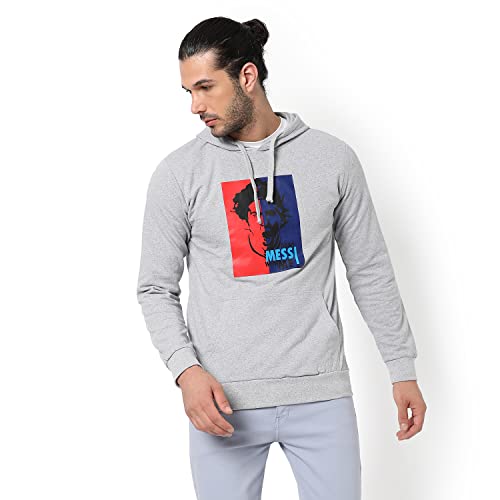 Image of CAHOOT Men's Printed Sweatshirt Regular Fit for Casual Wear | Full Sleeve | Cotton | Stylish Sweatshirt Crafted with Comfort Fit and High Performance for Everyday We