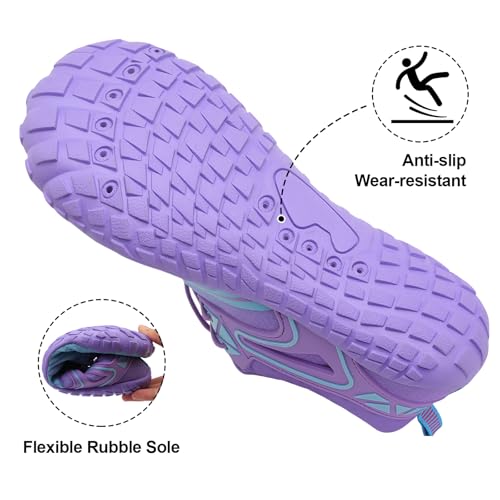 Image of XIHALOOK Athletic Hiking Water Shoes Womens Mens Quick Dry Barefoot for Beach Walking Kayaking Surfing Training