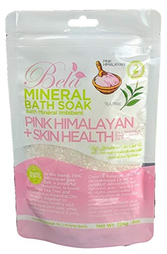 Bela Mineral Bath Soaks, Natural And Organic Magnesium Salt Solution With Pure Essential Oils - 8 Oz Pouch, Pack Of 7 #TOP3