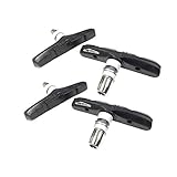 ALLIGATOR(アリゲーター) Vブレーキ用ブレーキシュー ナット付 VB-620 ブラック 前後セット