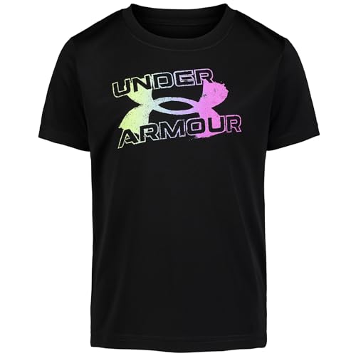 Image of Under Armour Boys' Short Sleeve Logo Graphic T-Shirt, Lightweight & Breathable, Relaxed Fit