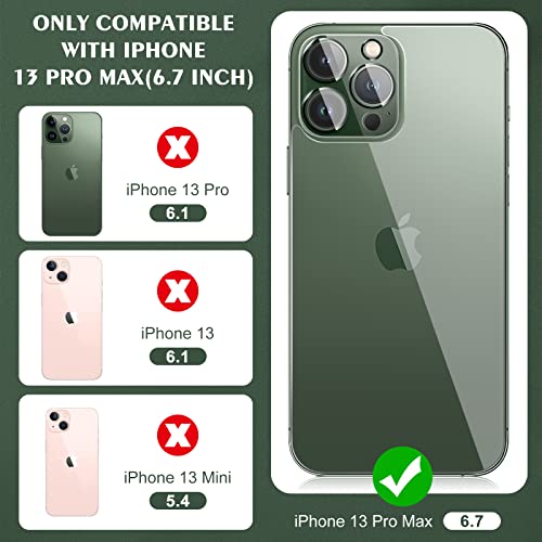 Beeyoka [3 Pack] Screen Protector For Iphone 13 Pro Max, Iphone 13 Pro Max Front And Back Screen Protector,Iphone 13 Pro Max Camera Protector Anti-Fingerprint/Scratch For Iphone 13 Pro Max (6.7 Inch) #TOP6
