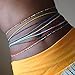 Produktbild Prosy Multicolor Seed Bead Taillenkette Bead Layered Body Chain Bauchketten Gürtel Sommer Strand Modeschmuck Einstellbar für Frauen und Mädchen