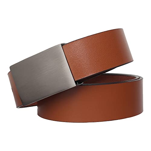 Image of USL Formal /Casual Black Tan Brown Color Genuine Leather Belts For Men (34, Black)