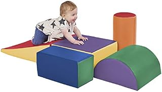 ECR4Kids - ELR-12683 SoftZone Climb and Crawl Activity Play Set, Lightweight Foam Shapes