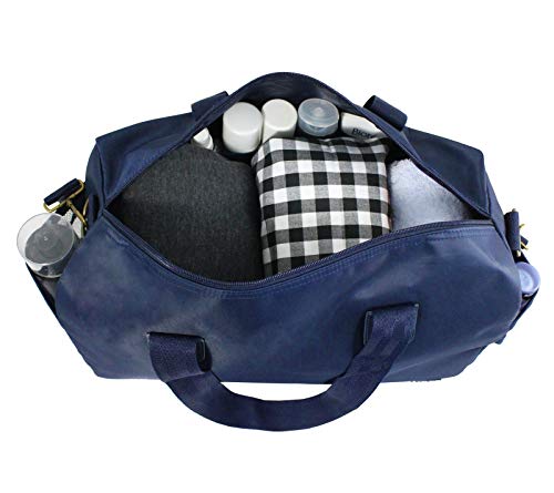 BOLSA MALA DE VIAGEM E ACADEMIA PRÁTICA MASCULINA COM ALÇA AJUSTÁVEL E BOLSINHO JACKI DESIGN AZUL