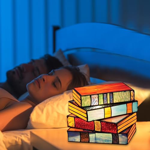 Starnearby Lampada a Forma di Libro, Lampada da